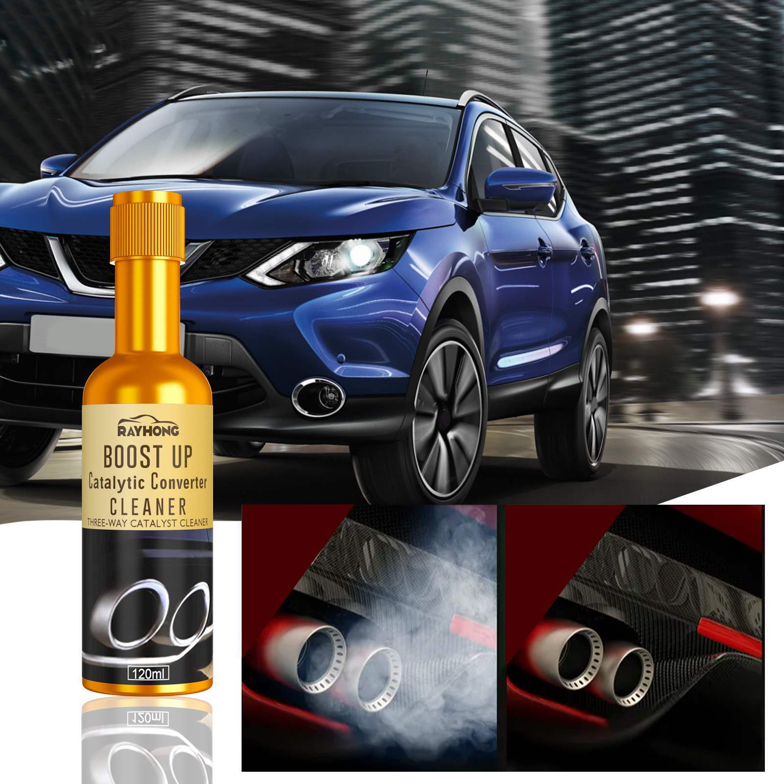 Catalytic Converter & Engine Carbon Deposit Cleaner