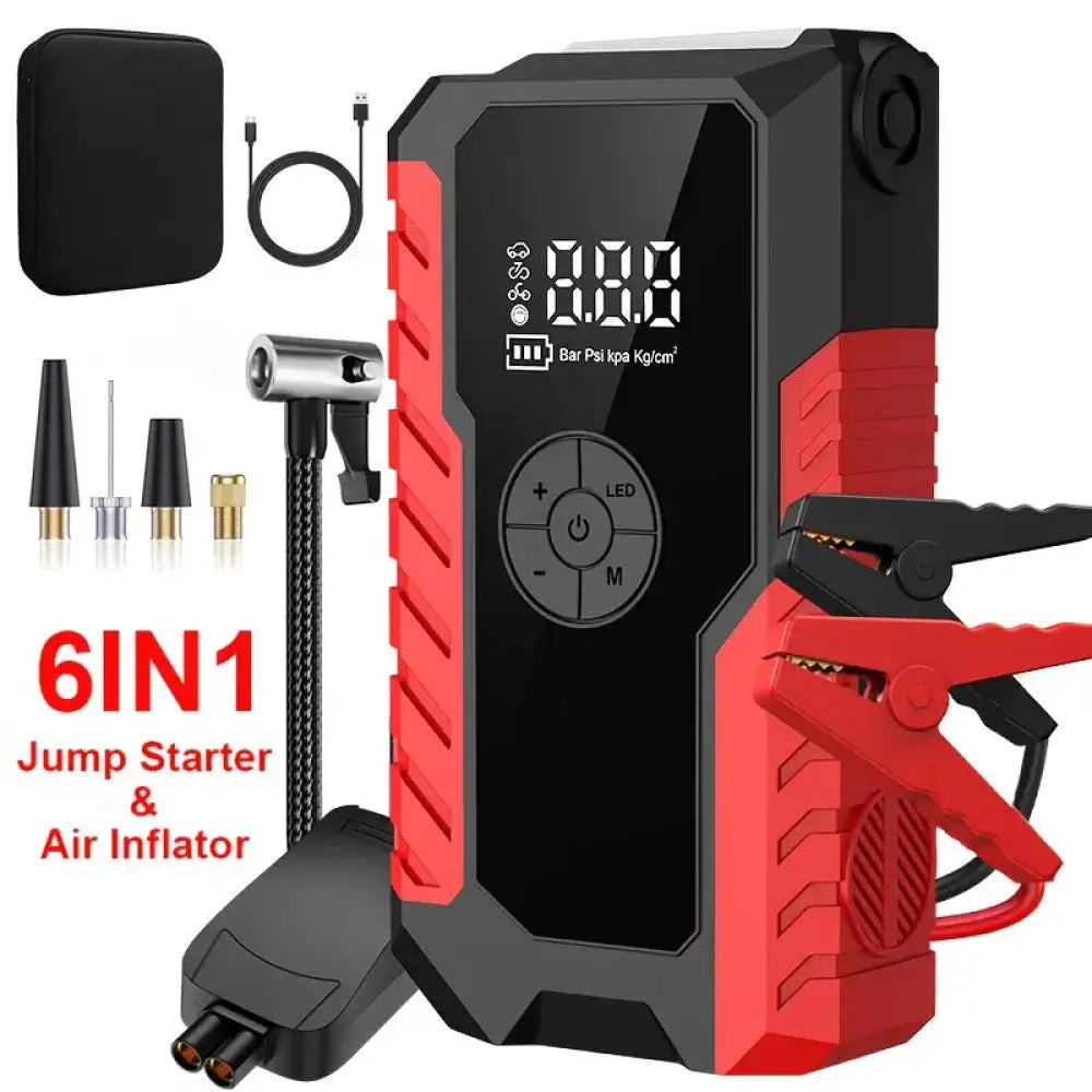 Car Jump Starter, Air Pump & Power Bank 3-in-1 Novva Living