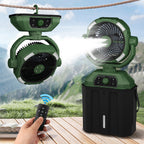 Outdoor Camping Fan with Spray Cooling