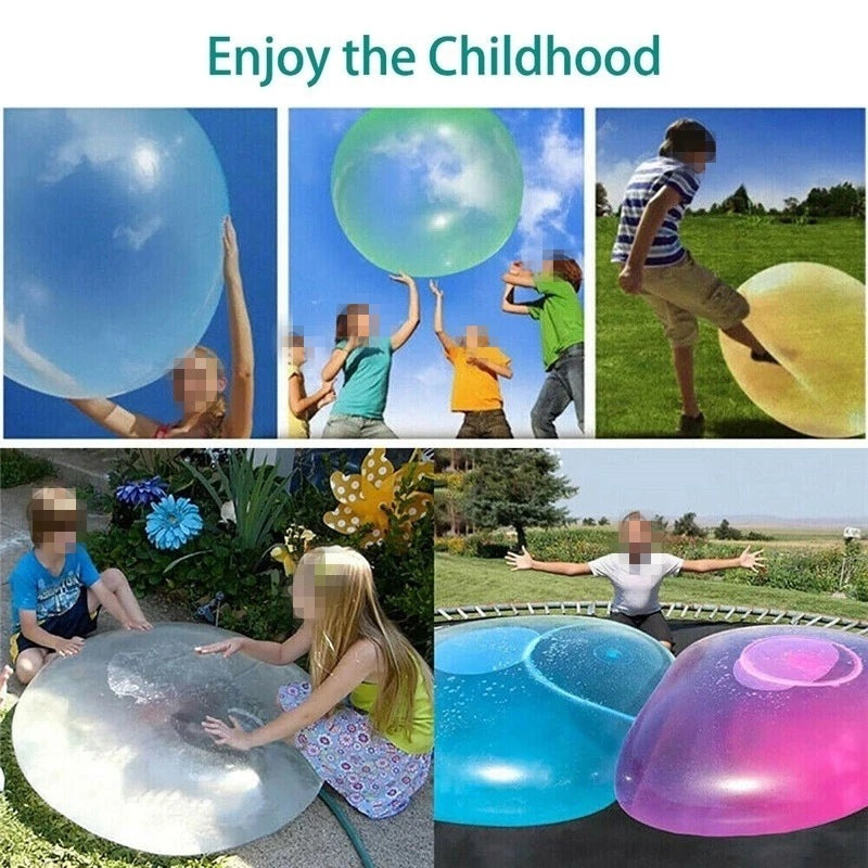 Water-Filled Inflatable Bubble Ball with Tube