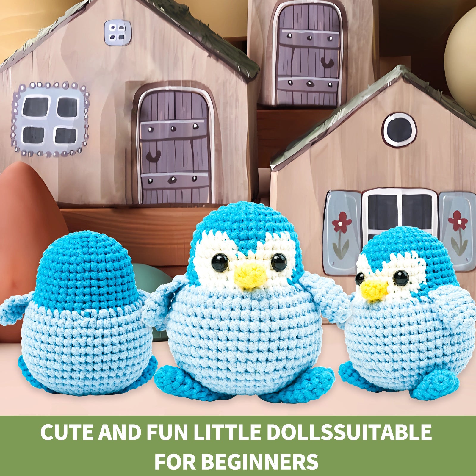 Crochet Penguin Doll Knitting Kit