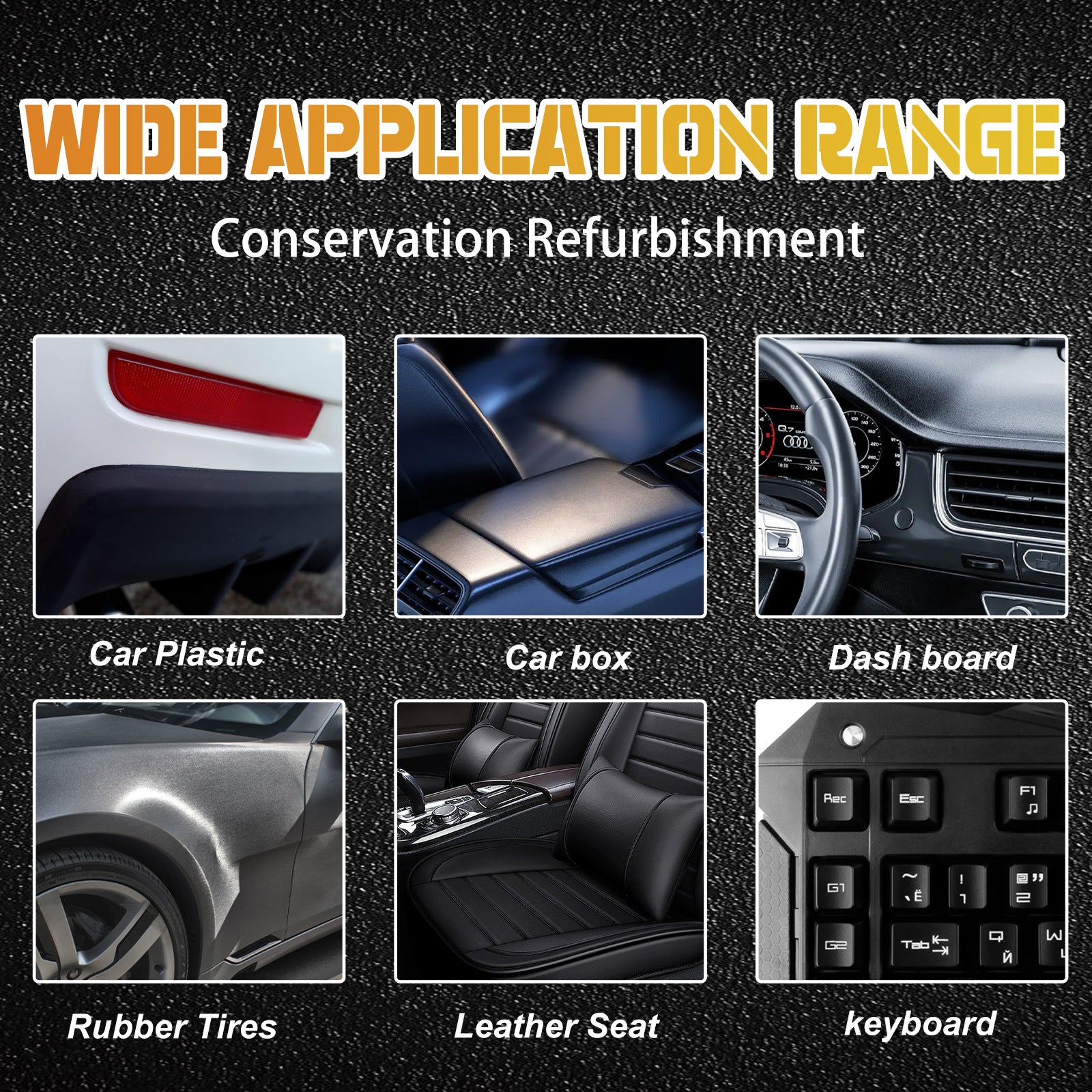 Car Leather Seat & Interior Plastic Renovation Agent
