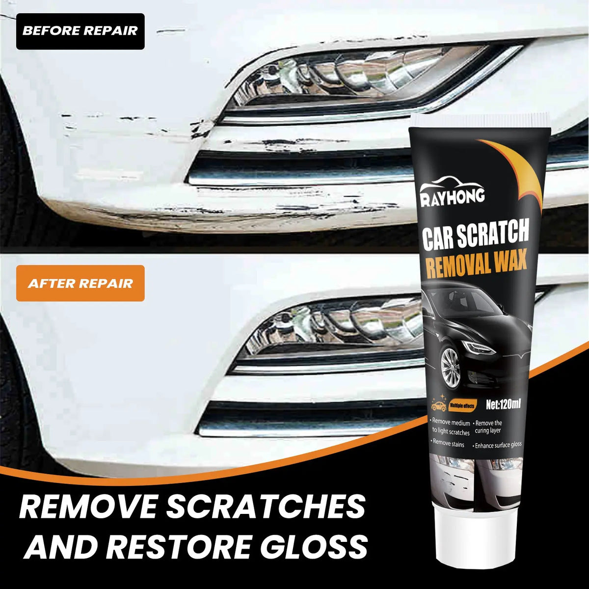 Car Scratch Wax Paint Repair & Decontamination Polish Novva Living