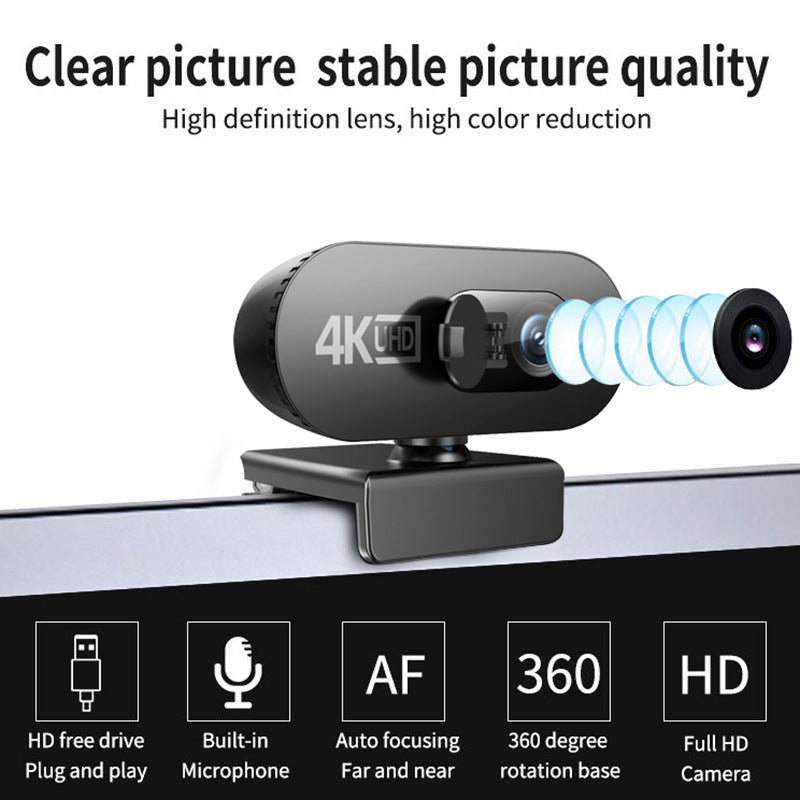 4K HD Webcam