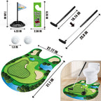 Toilet Golf Mini Game Set