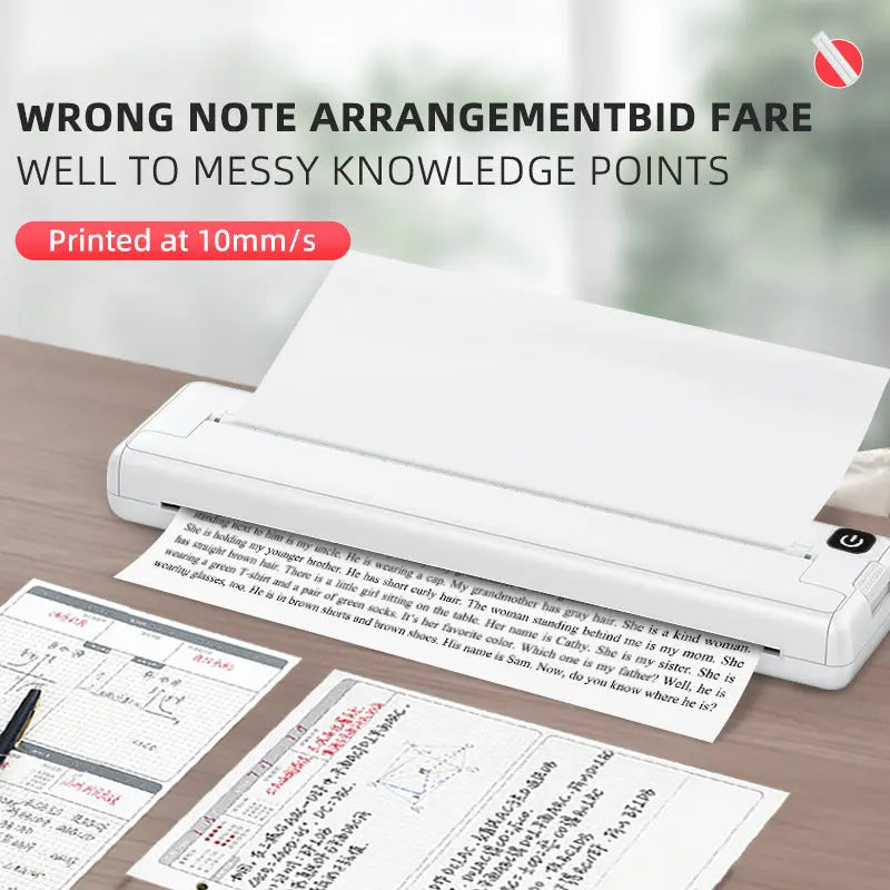 Thermal Inkless Portable Printer Novva Living