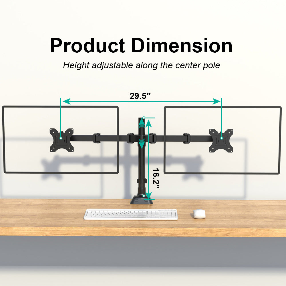 Dual-Arm Monitor Stand