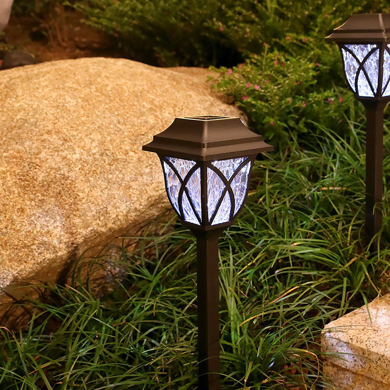 Solar Flower Lawn Plug Light