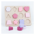 Baby Silicone Teether Jigsaw Puzzle Toy with Music
