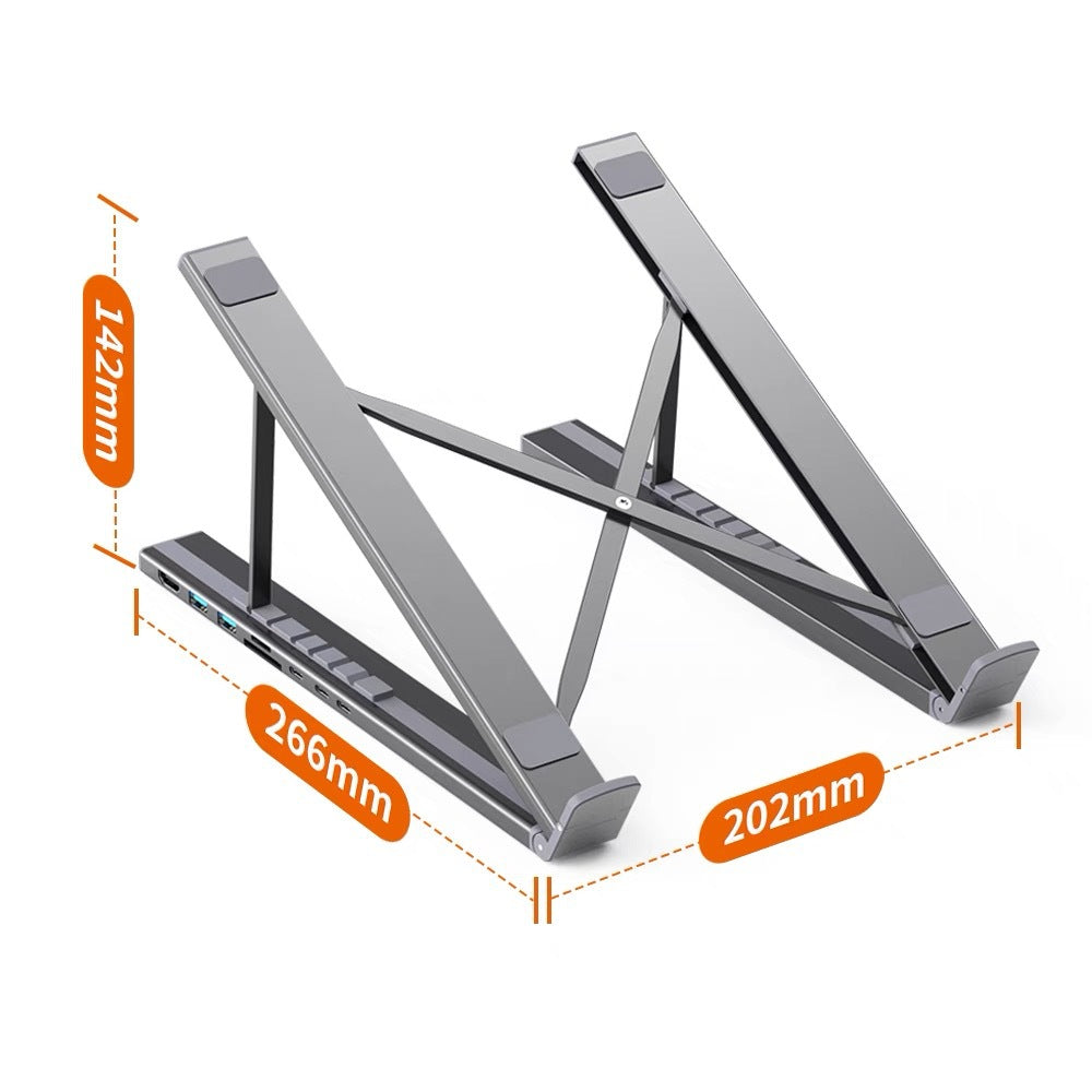 7-in-1 USB-C Hub & Foldable Laptop Stand