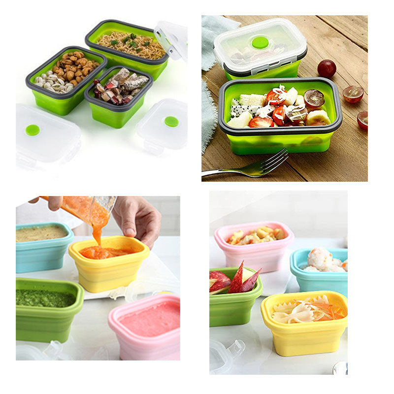 Foldable Silicone Lunch Box