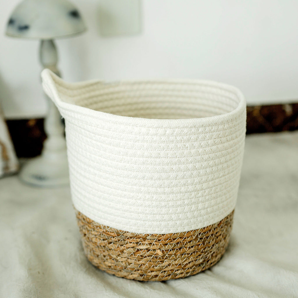 Seagrass Woven Plant Basket