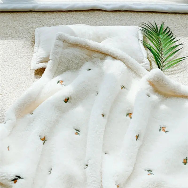 Korean Embroidered Baby Blanket Novva Living