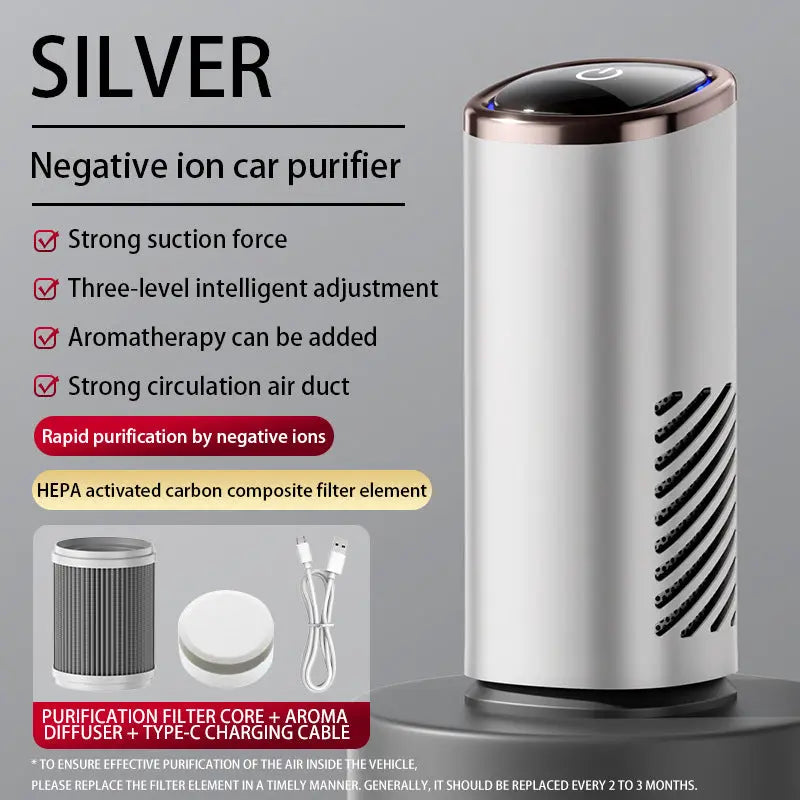 Car Air Purifier Negative Ion Novva Living