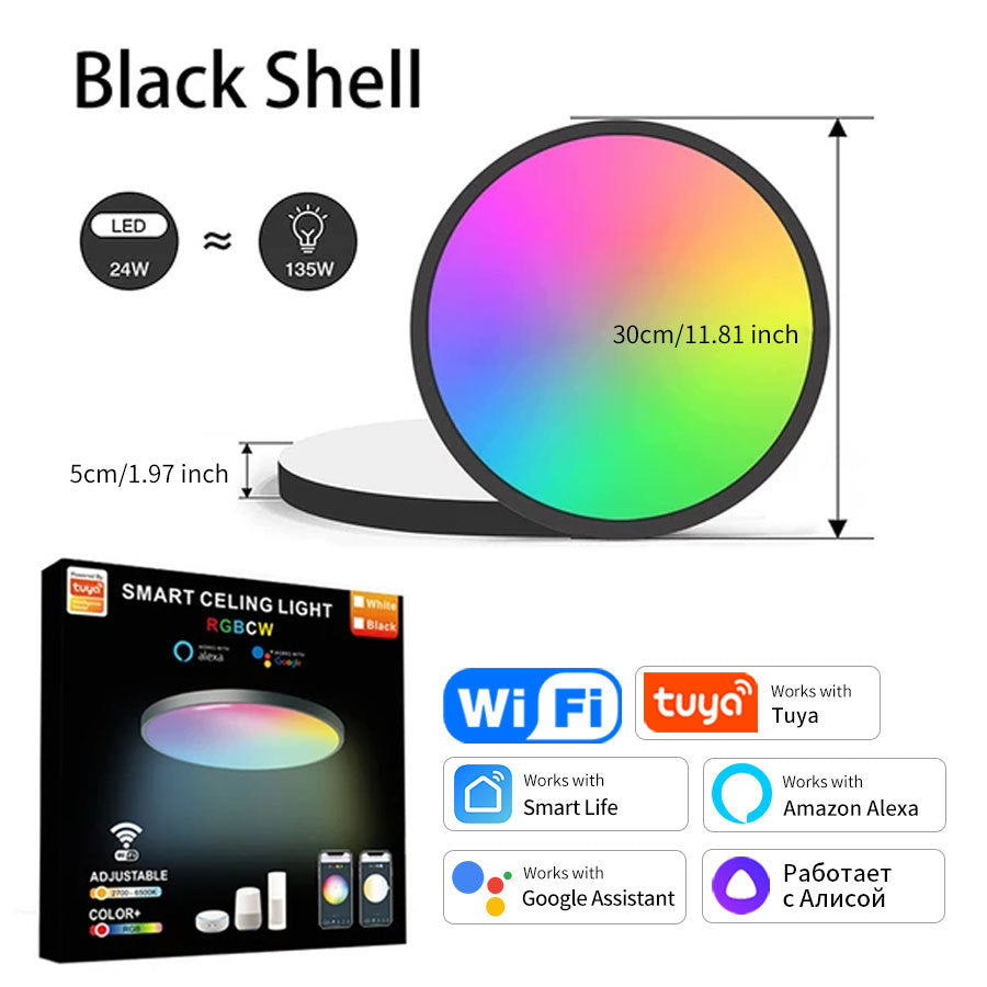 Plafonnier intelligent Wi-Fi