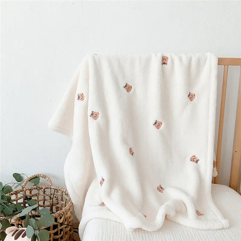 Korean Embroidered Baby Blanket Novva Living