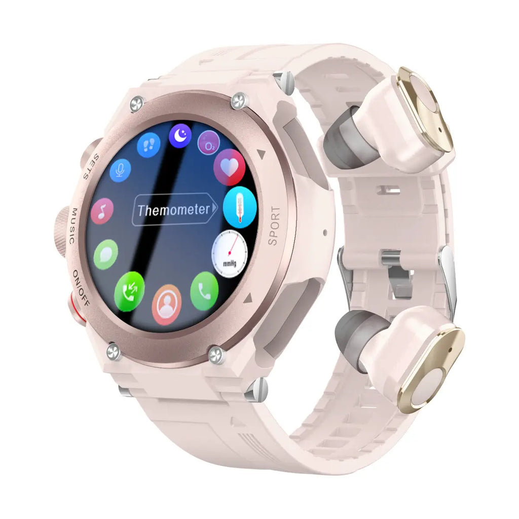Smart Watch 2-in-1 with TWS Bluetooth Earbuds Novva Living