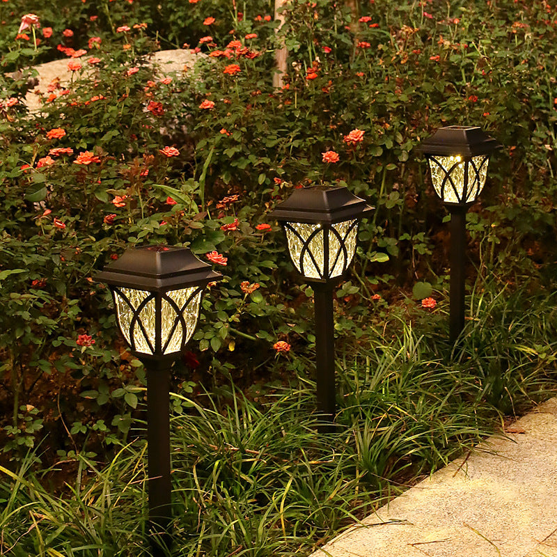 Solar Flower Lawn Plug Light