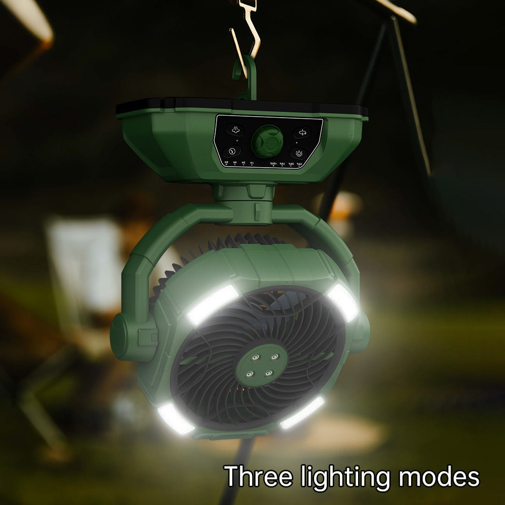 Outdoor Camping Fan with Spray Cooling