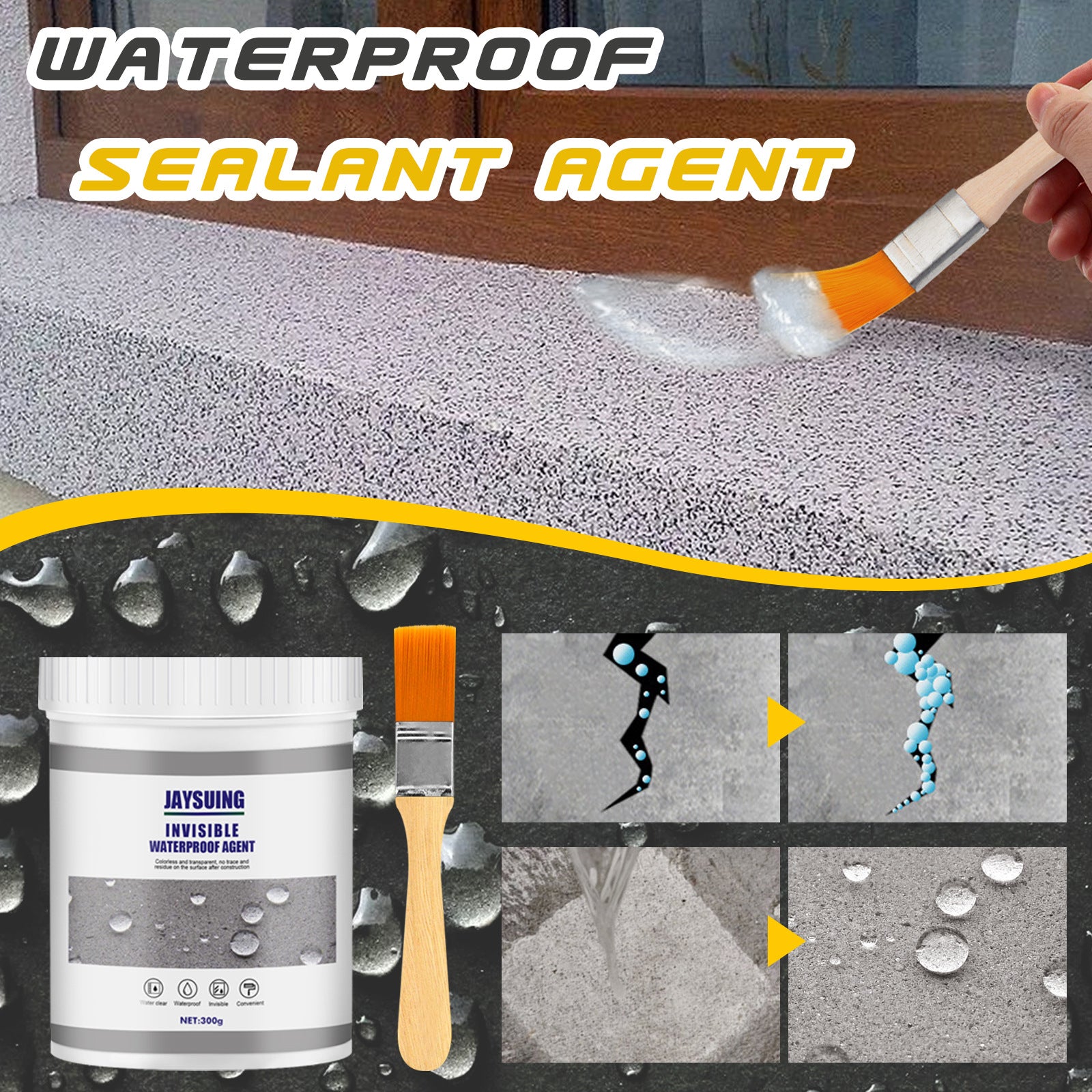 Mastic d'étanchéité imperméable