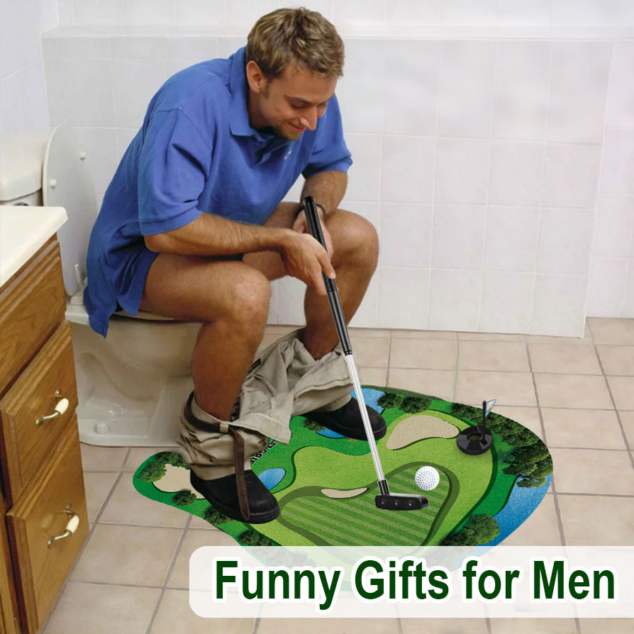 Toilet Golf Mini Game Set