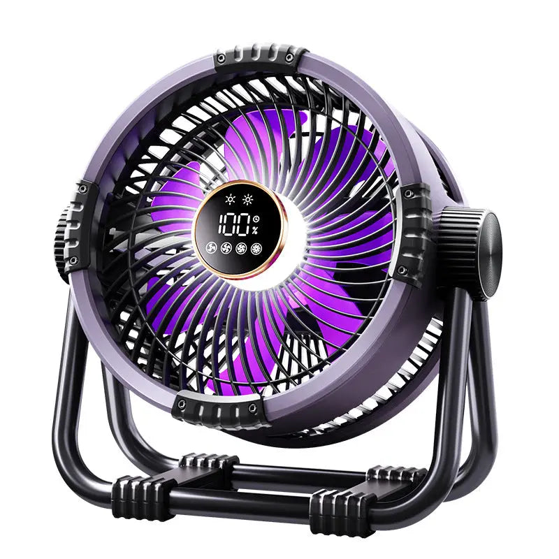 Camping Fan with Night Light & Remote Control Novva Living