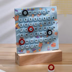 Rotating Perpetual Desk Calendar Novva Living