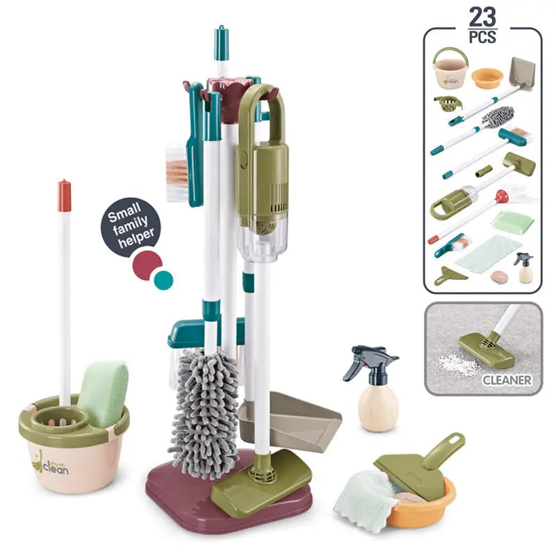 Children's Pretend Play Cleaning Toy Set Novva Living