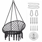 Hand-Woven Cotton Rope Hammock Chair Novva Living