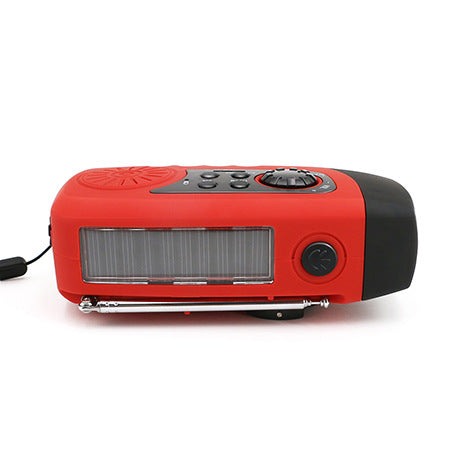 Radio solaire d'urgence avec torche et lecteur de musique