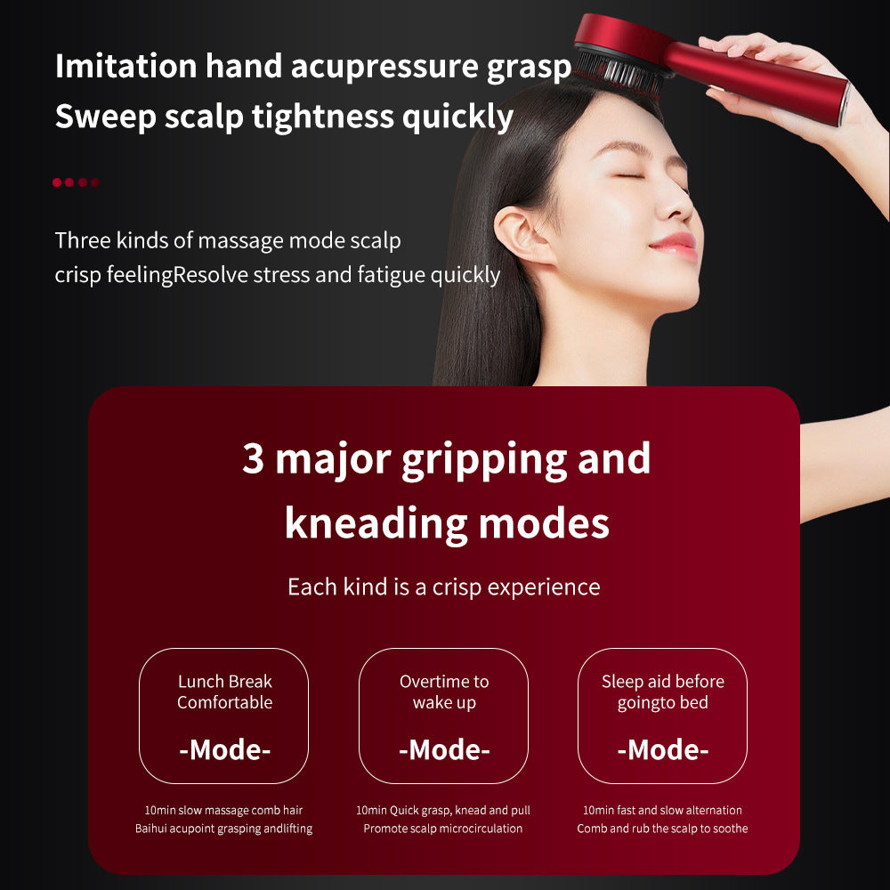 Multi-Function Scalp Massage Comb with Liquid Guide