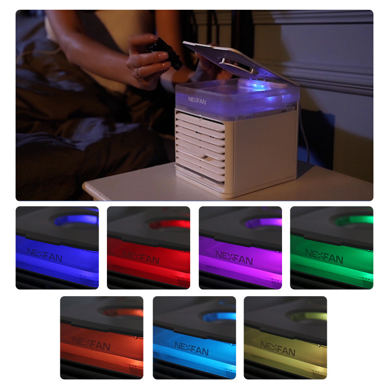 Desktop Water Cooling Fan with Ice & Mist Spray