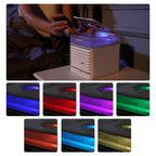 Desktop Water Cooling Fan with Ice & Mist Spray