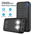 Solar Power Bank with Dual LED Light