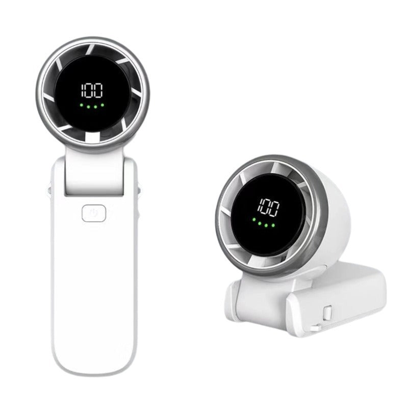 100-Speed Turbine Handheld & Neck Fan