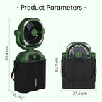Outdoor Camping Fan with Spray Cooling