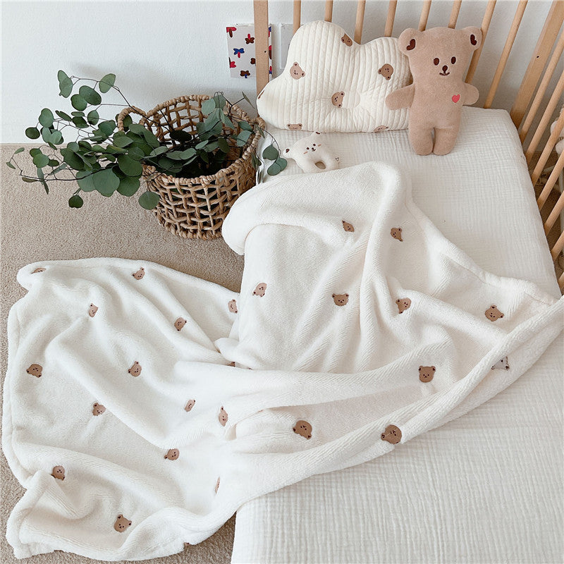 Couverture de bébé brodée coréenne