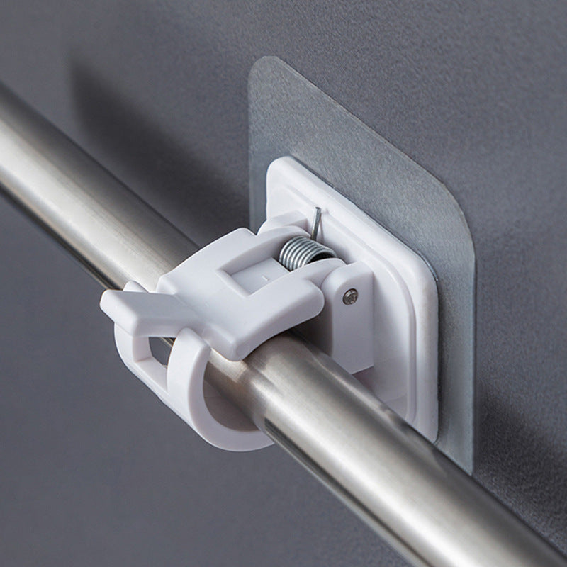 Punch-Free Curtain Rod Hooks