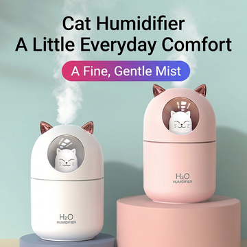 Mini humidificateur USB Chat porte-bonheur